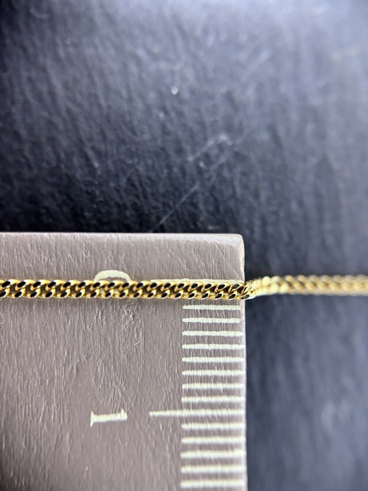 Gelbgold Panzerkette 55cm 14K/585 1,2mm glänzend