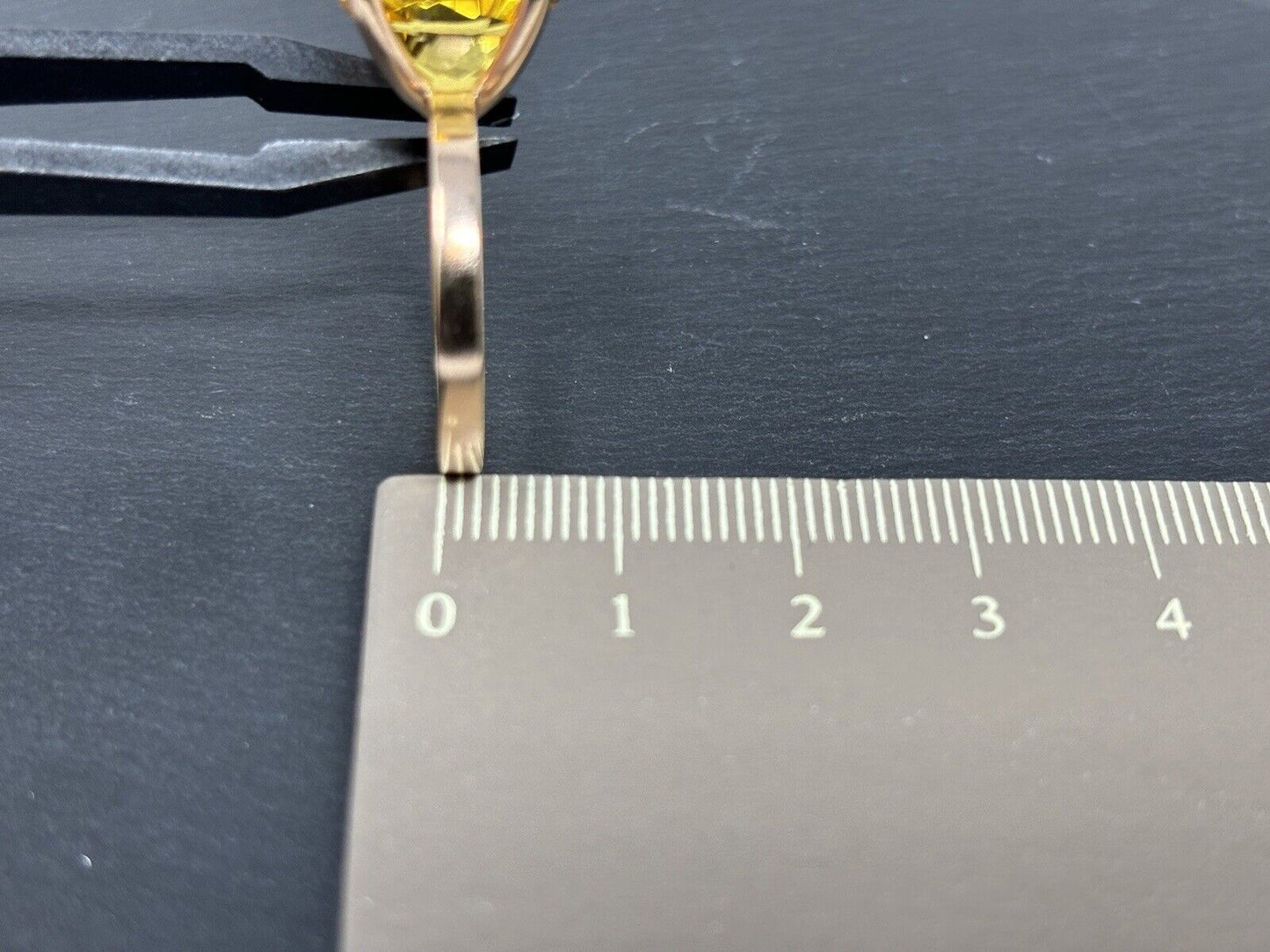 Ring Rosegold Solitärring Fein 18K/750 No.U28