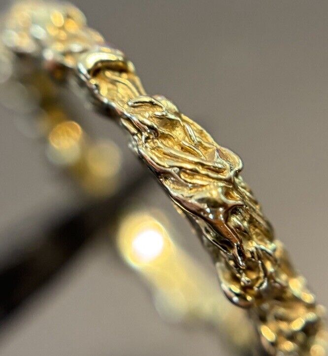 Gold Ring Handarbeit 14K/585 Gr.56 No.U6