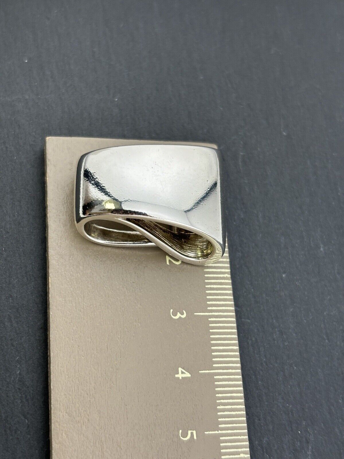 Silber Anhänger 925/Sterlingsilber modernes Design Massiv ohne Kette No.U20