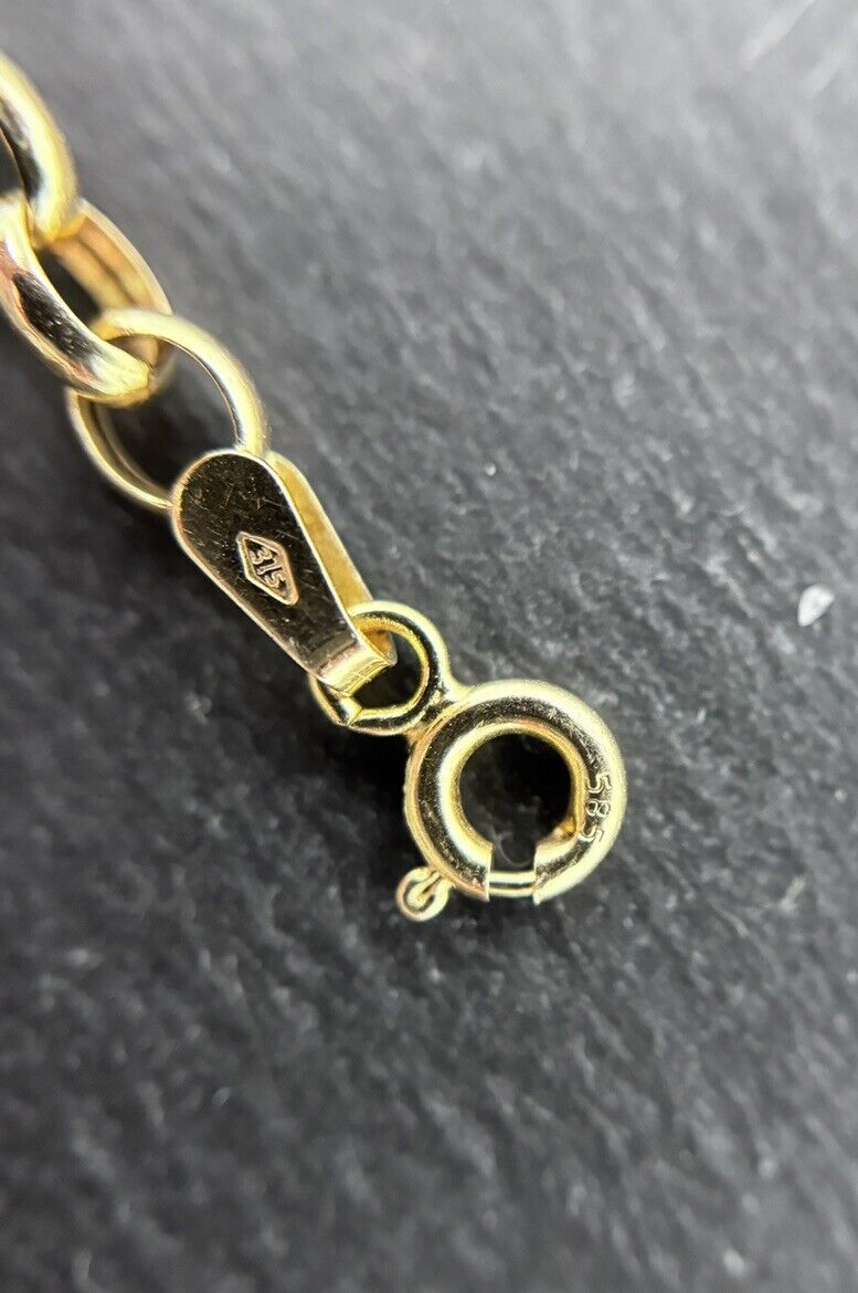 Gelbgold Ankerarmband Goldarmband 9K/375 19cm 3,5mm verkauft