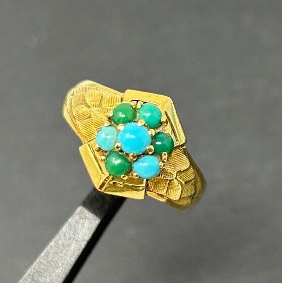 Goldring Vintage Türkis 18K/750 Gr. 54 No.U53
