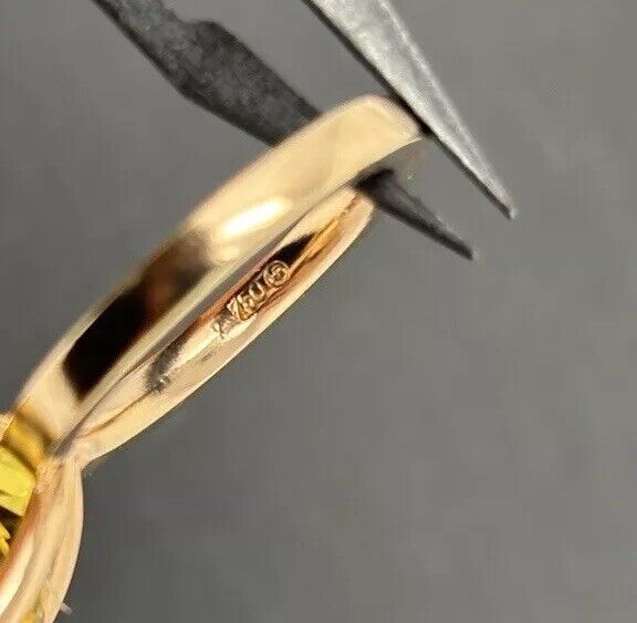 Ring Rosegold Solitärring Fein 18K/750 No.U28