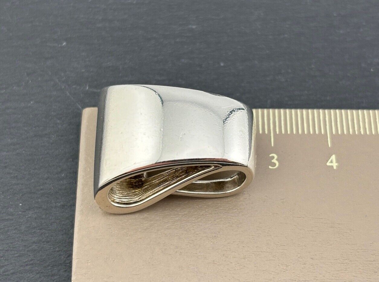 Silber Anhänger 925/Sterlingsilber modernes Design Massiv ohne Kette No.U20