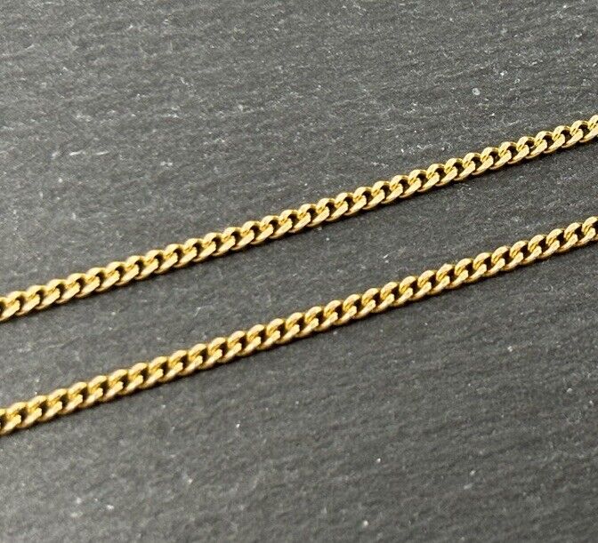 Goldkette Panzerkette 52cm 8K/333 GG 1mm Gelbgold Fein No.123