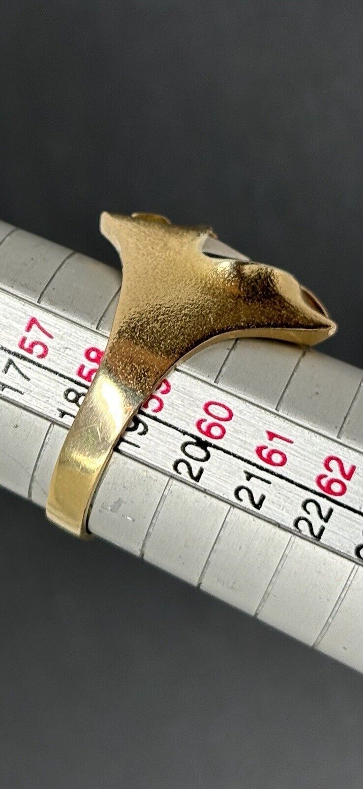 Gold Ring Lapponia Designer Handarbeit 1987 Finnland 14K/585 Gr.59 Herren No.U64