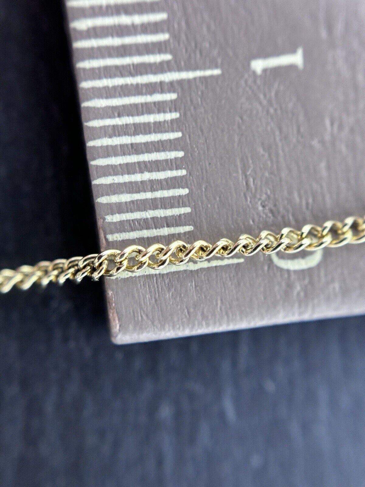 Gelbgold Panzerkette 60cm 14K/585 1,2mm glänzend