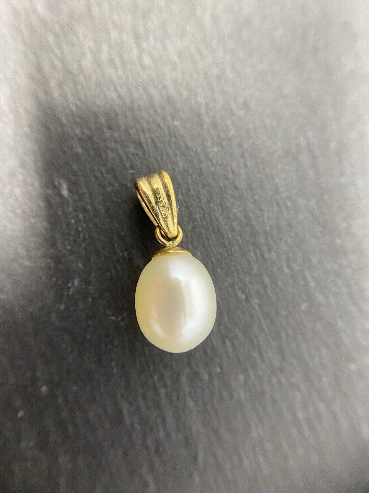 Gold Anhänger 8K Südseeperle ca.10mm Kugel No.U