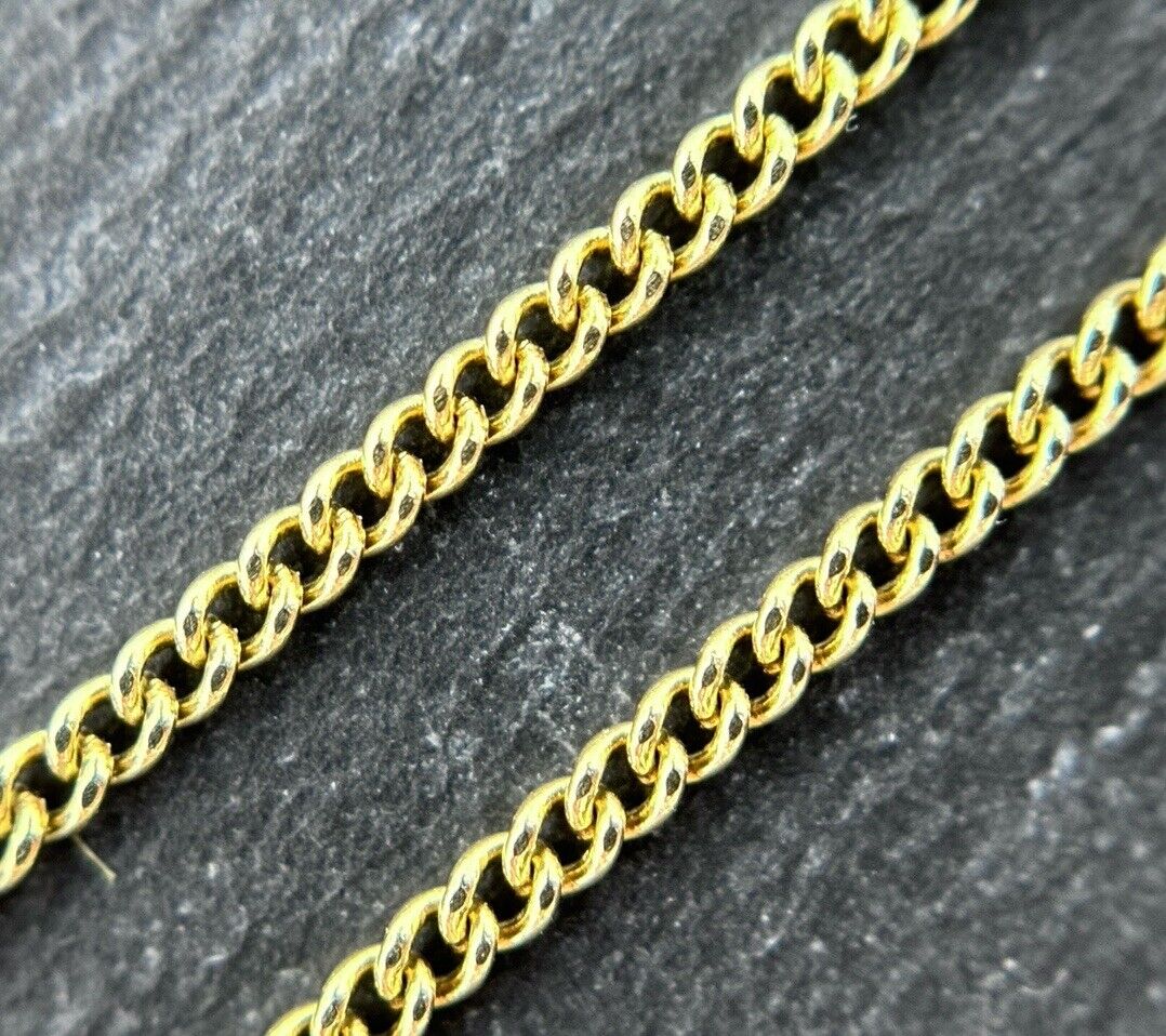 Gelbgold Panzerkette 60cm 14K/585 1,2mm glänzend