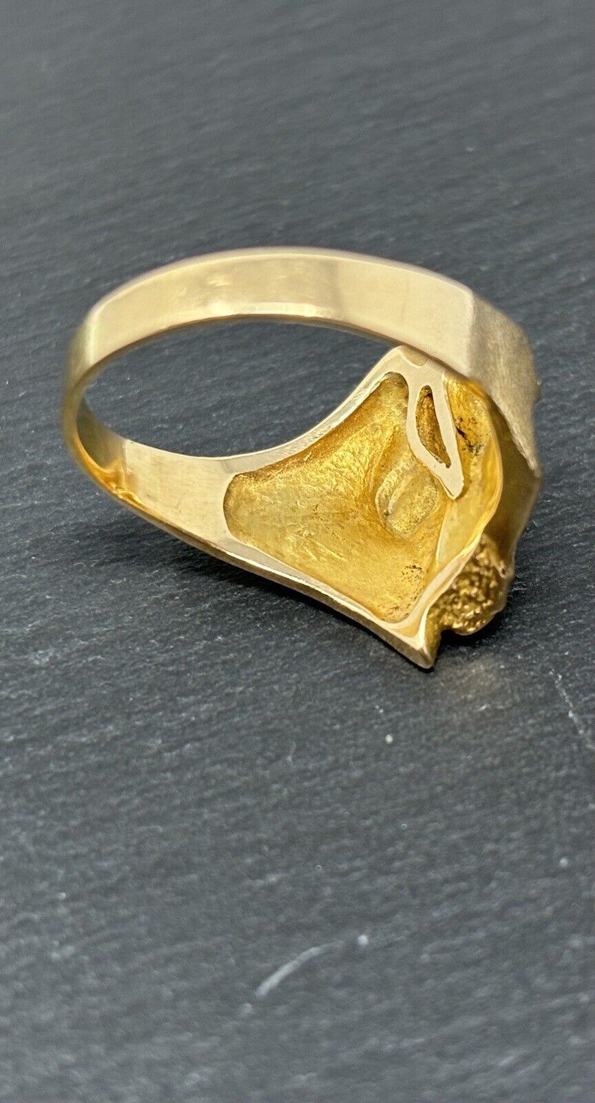 Gold Ring Lapponia Designer Handarbeit 1987 Finnland 14K/585 Gr.59 Herren No.U64
