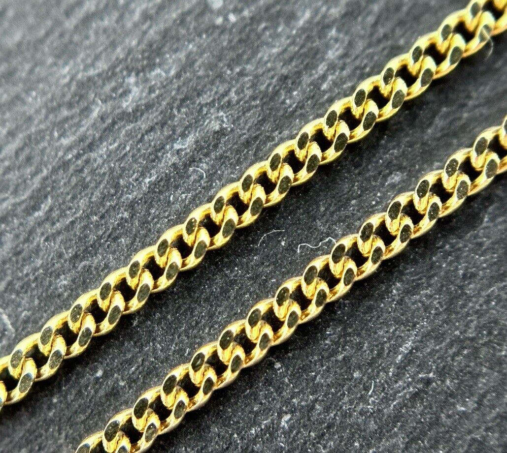 Gelbgold Panzerkette 55cm 14K/585 1,2mm glänzend