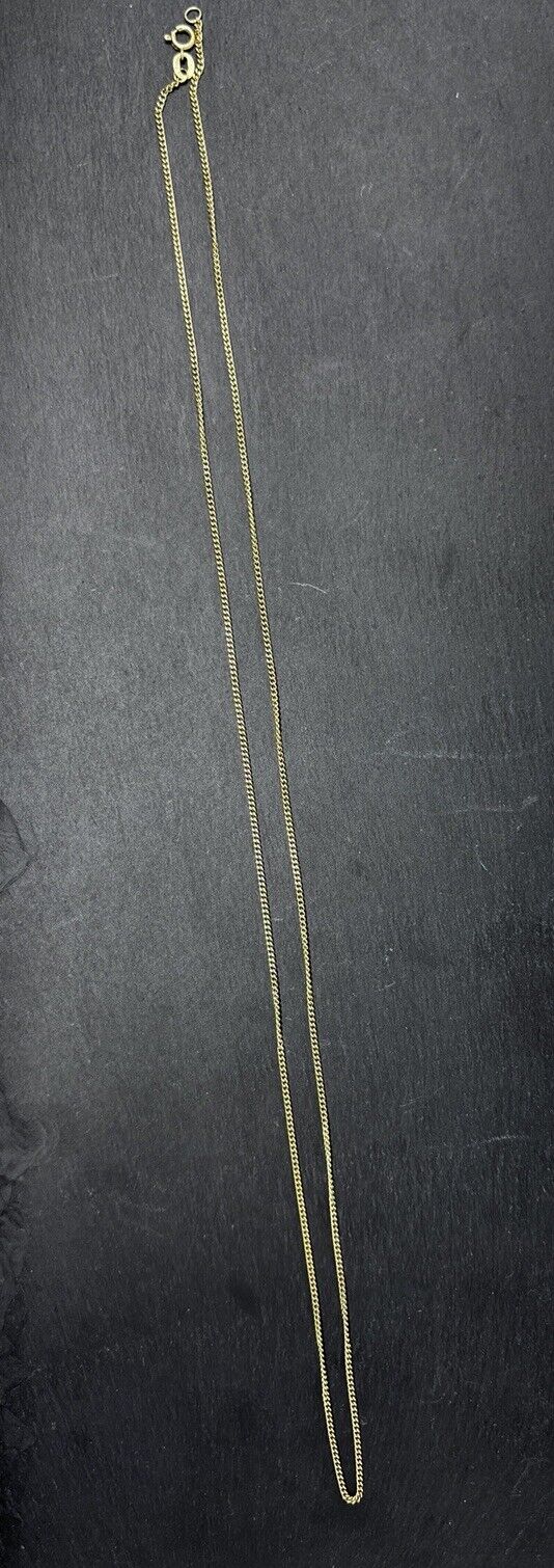 Gelbgold Panzerkette 60cm 14K/585 1,2mm glänzend