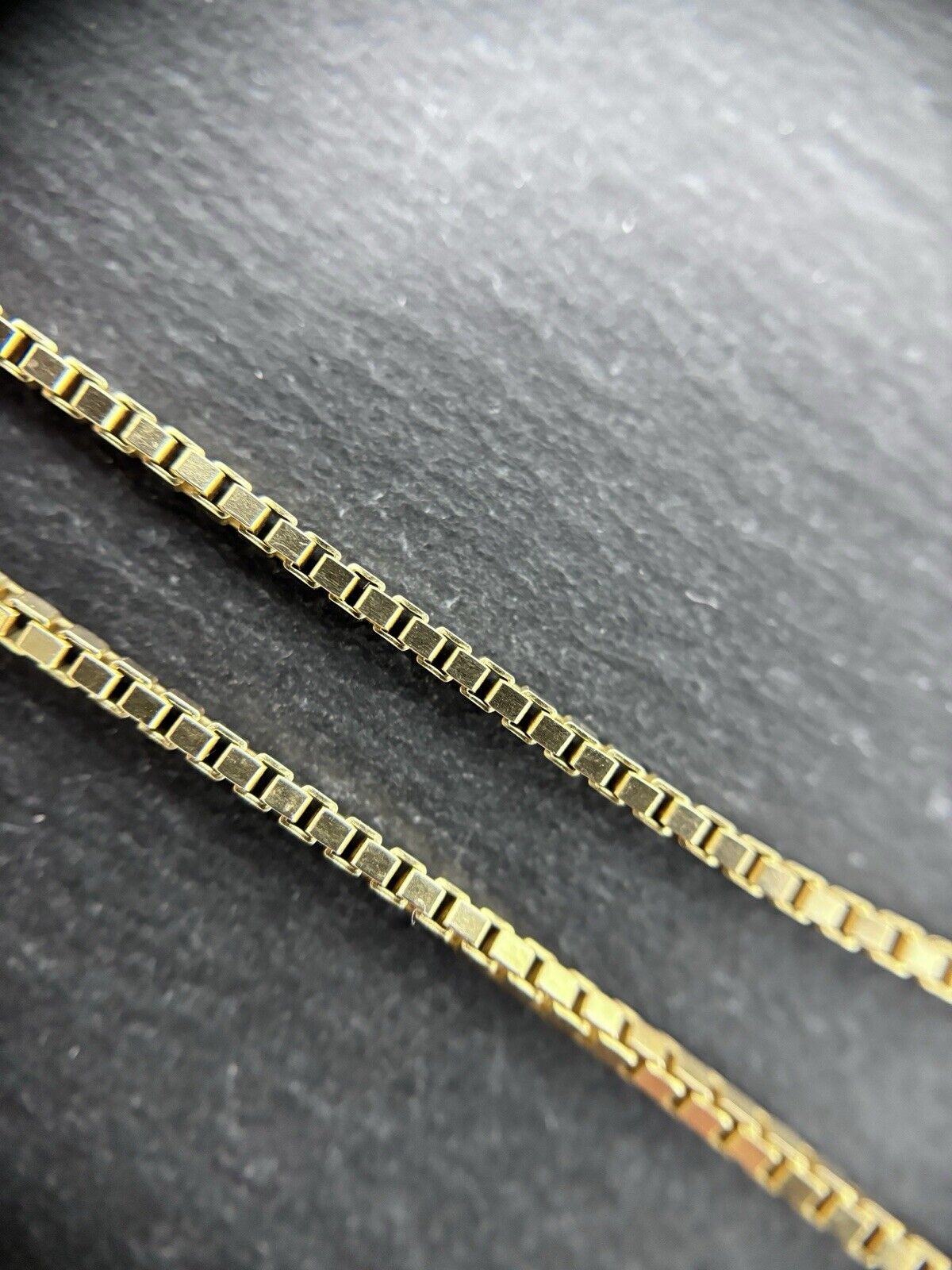 Gelbgold Kette Venezianerkette 45cm 1,5mm 8K/333 massiv glänzend