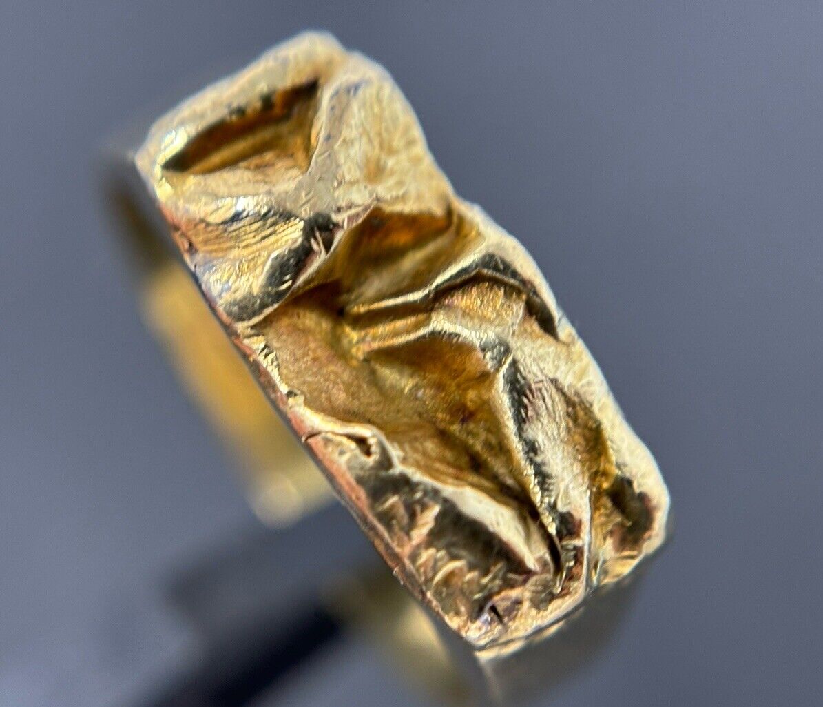 Gold Ring im Lapponia Stil Designer Handarbeit 14K/585 Gr.58 No.5 verkauft
