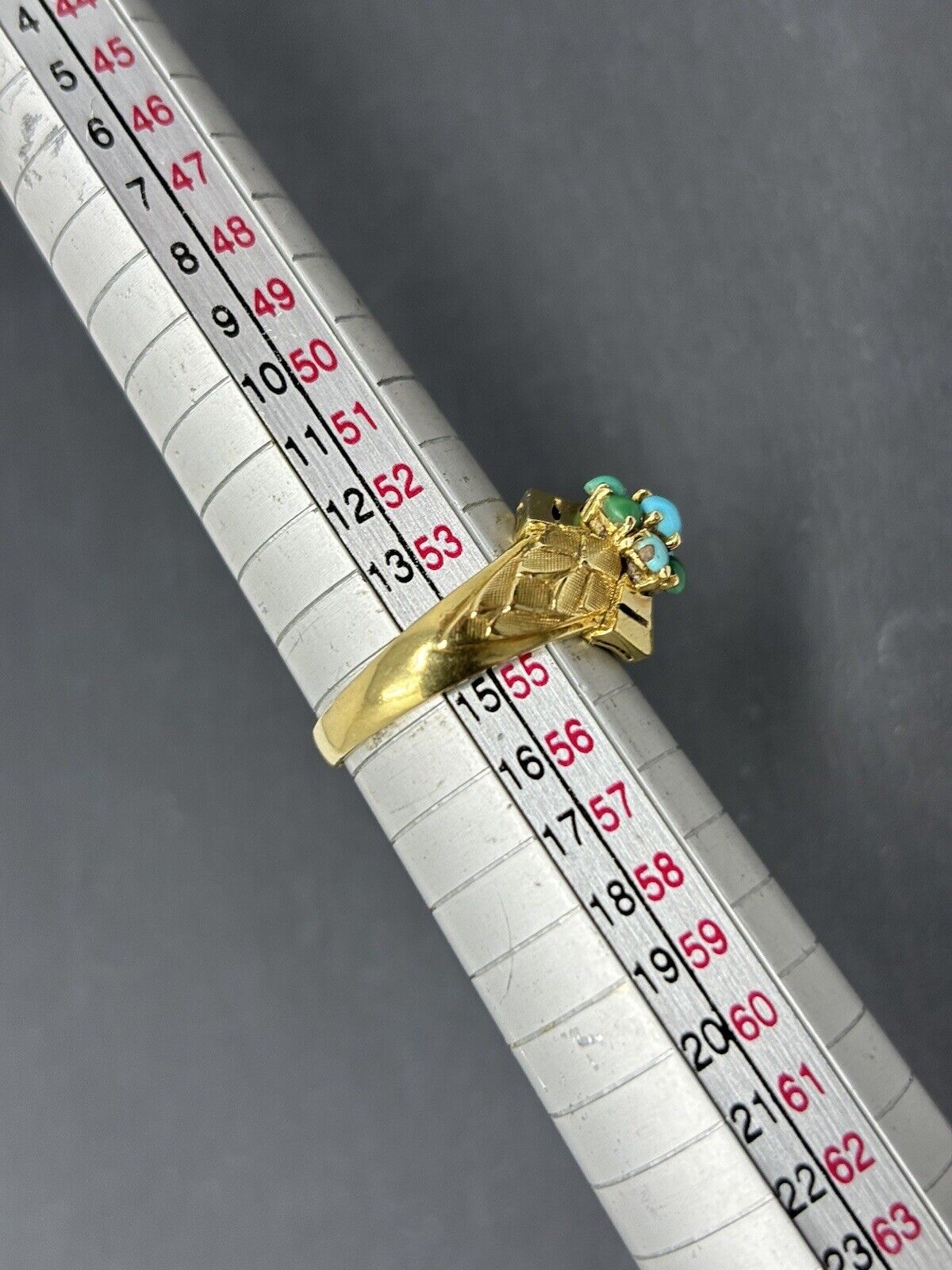 Goldring Vintage Türkis 18K/750 Gr. 54 No.U53