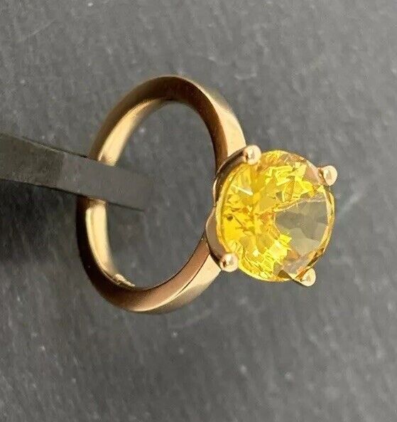 Ring Rosegold Solitärring Fein 18K/750 No.U28