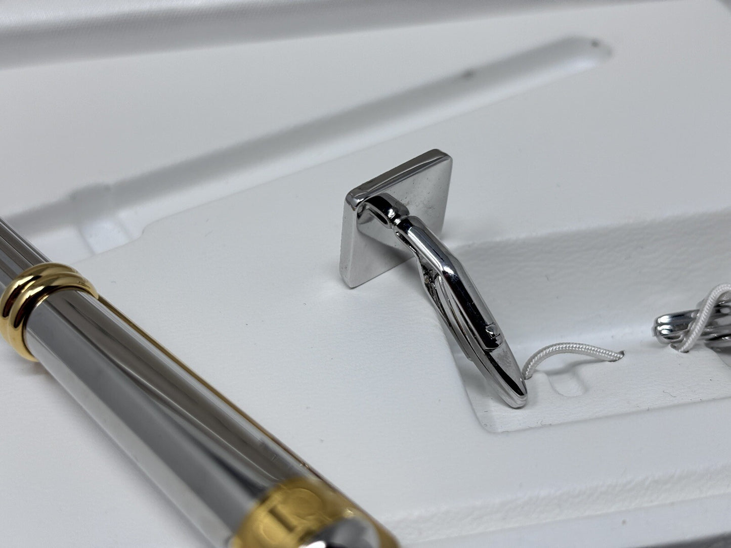 Dior Manschettenknöpfe und Kugelschreiber Full Set Vintage