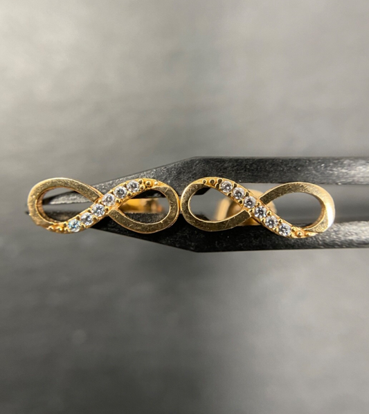 Ohrstecker Roségold im Infinity Design | 18K/750