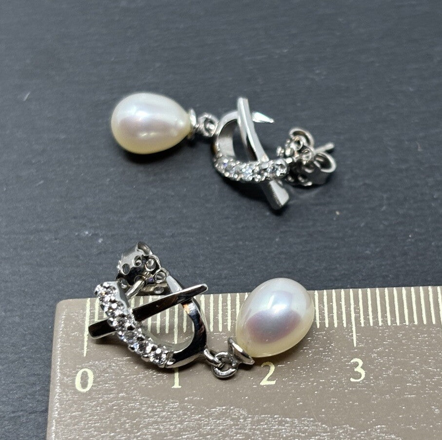 Ohrstecker Weißgold Südseeperlen 14K/585 