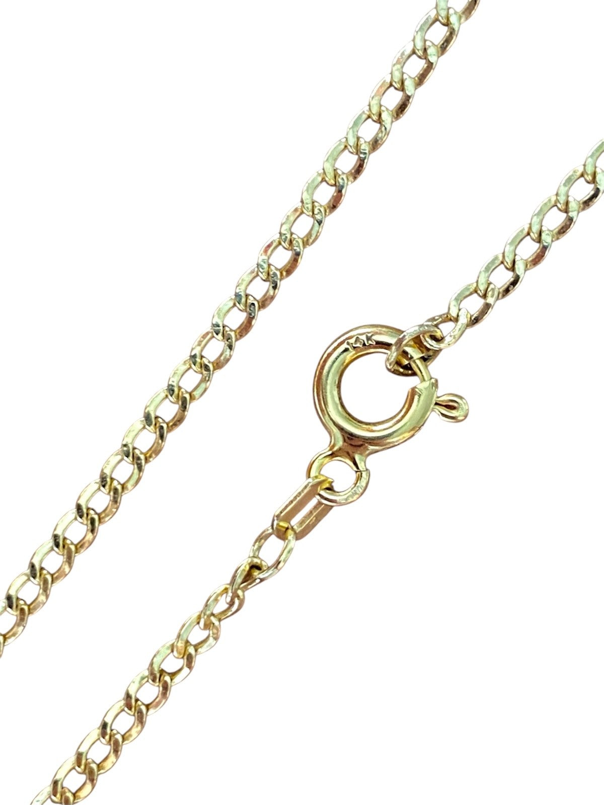 Panzerkette 14 Karat / 585 Gelbgold 46cm