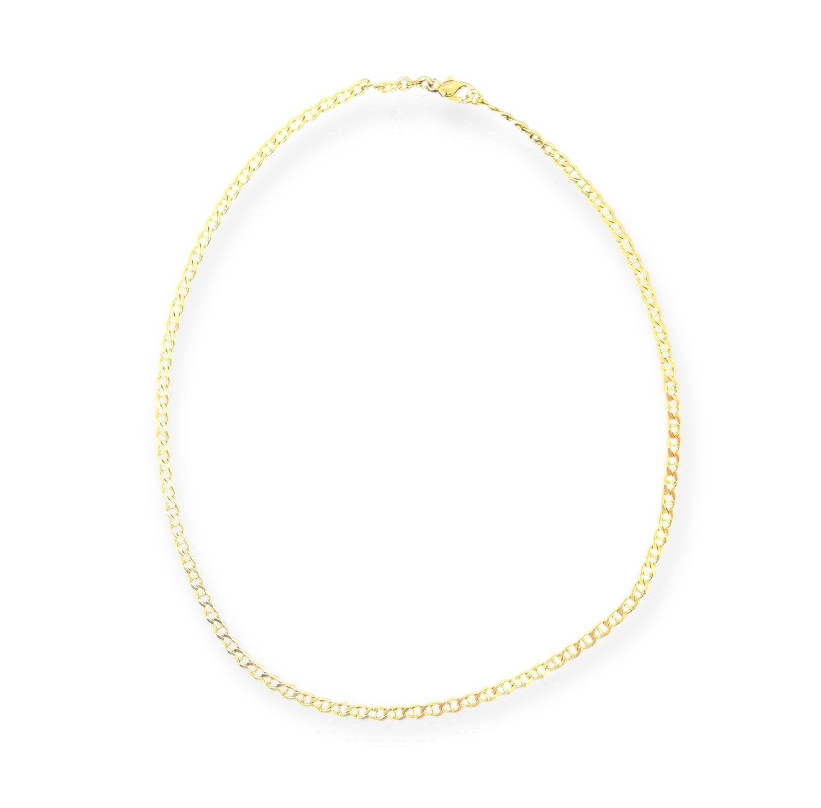 Stegpanzerkette Gelbgold 14K/585 49cm 4mm