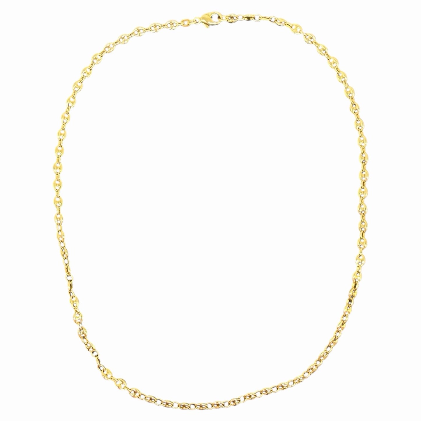 Bohnenkette 14K/585 4mm Gelbgold 51cm