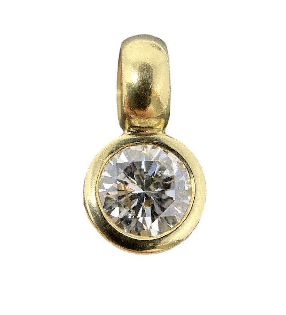 Brillanten Anhänger 0,9ct 18K/750
