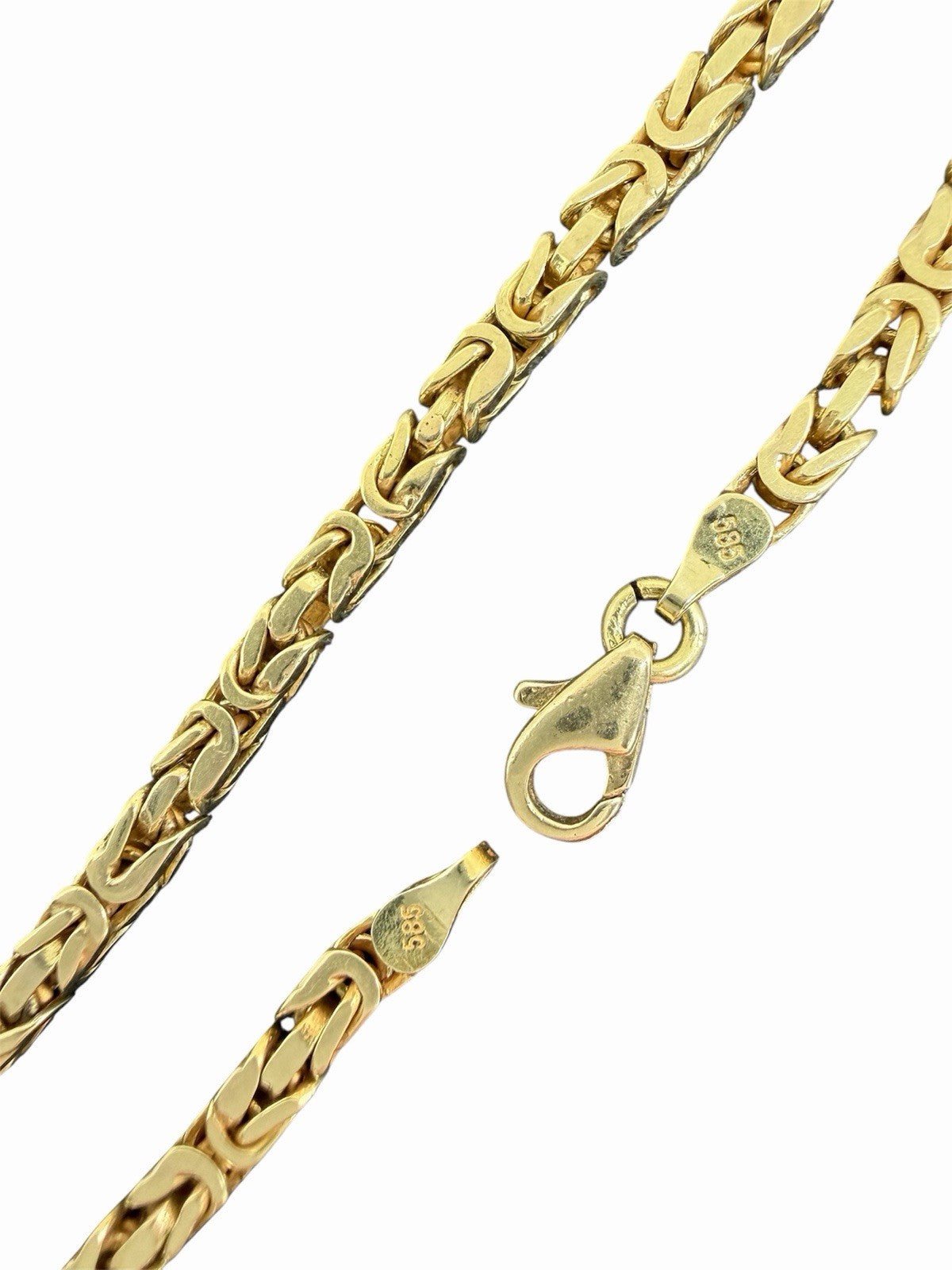 Königsarmband Königskette Gelbgold 14K/585 23cm 3mm