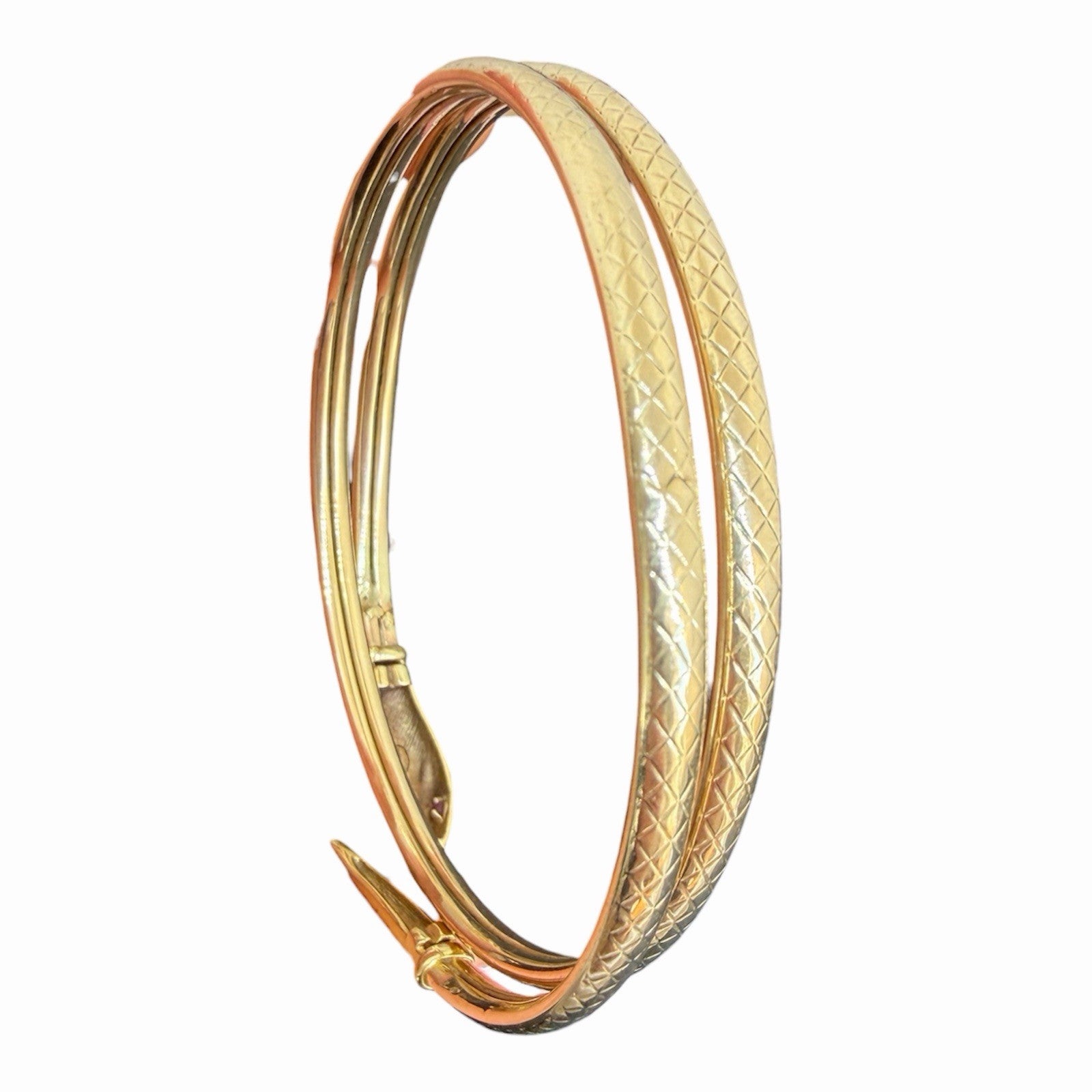 Goldarmreif Schlangenreif Damen beweglich/dehnbar 9K/375