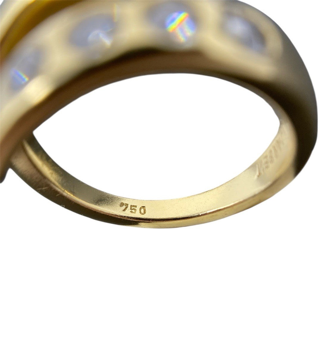 Diamant Ring Gelbgold 0,8ct Brillanten 18K/750 Gr. 56