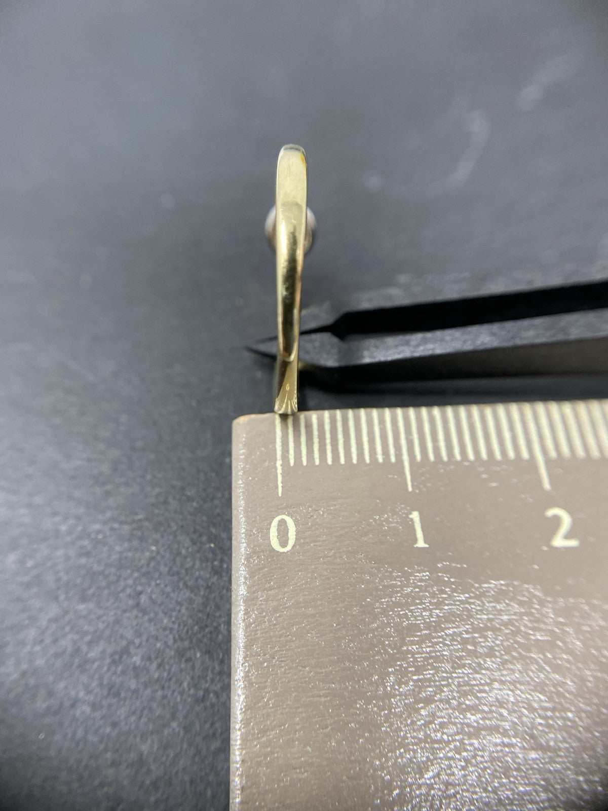 Gelbgold Solitärring 8K/333 Brillant Gr.53