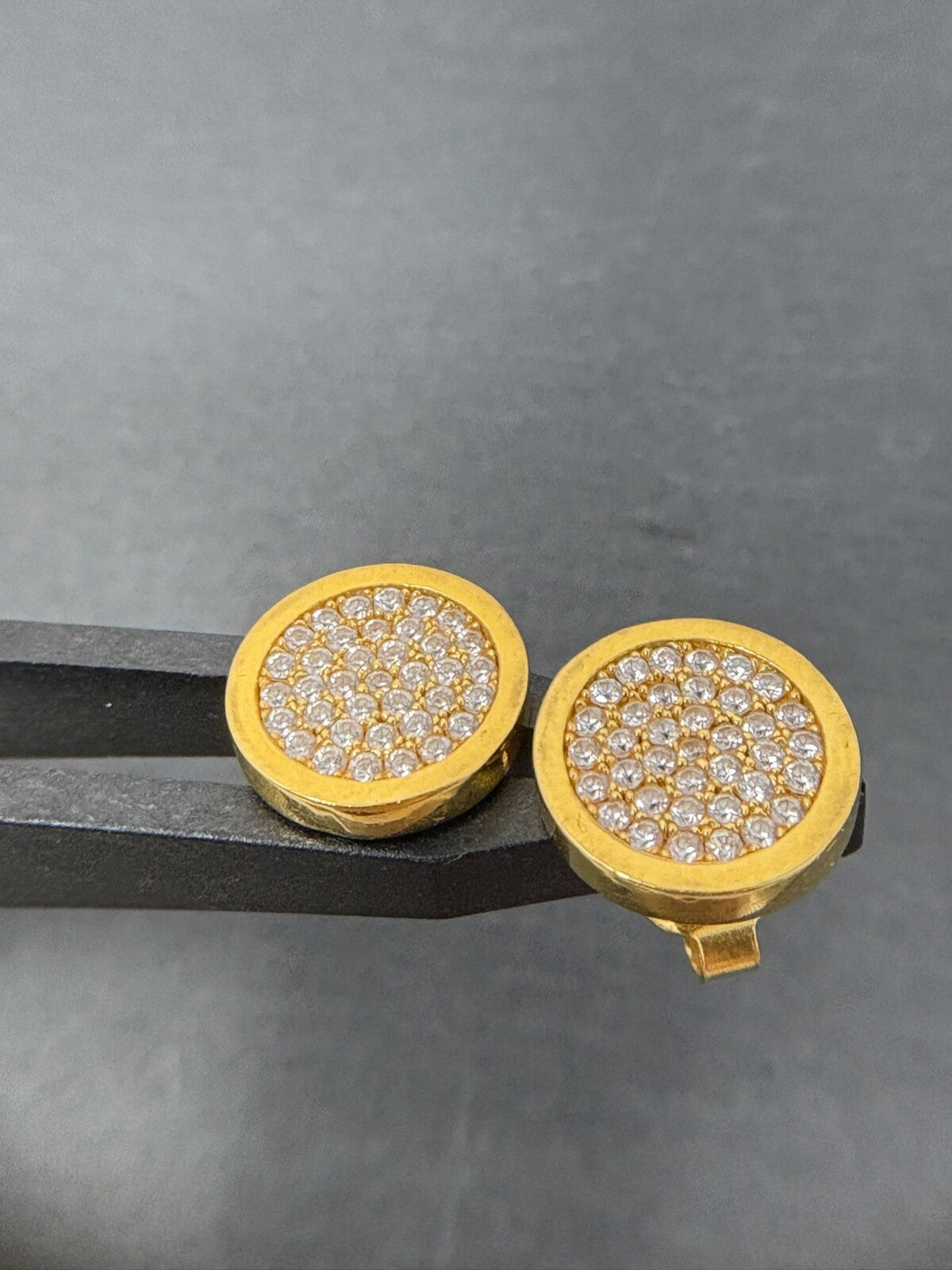 22 Karat Ohrstecker ca. 1,1ct Brillanten | 22K/916  Gelbgold