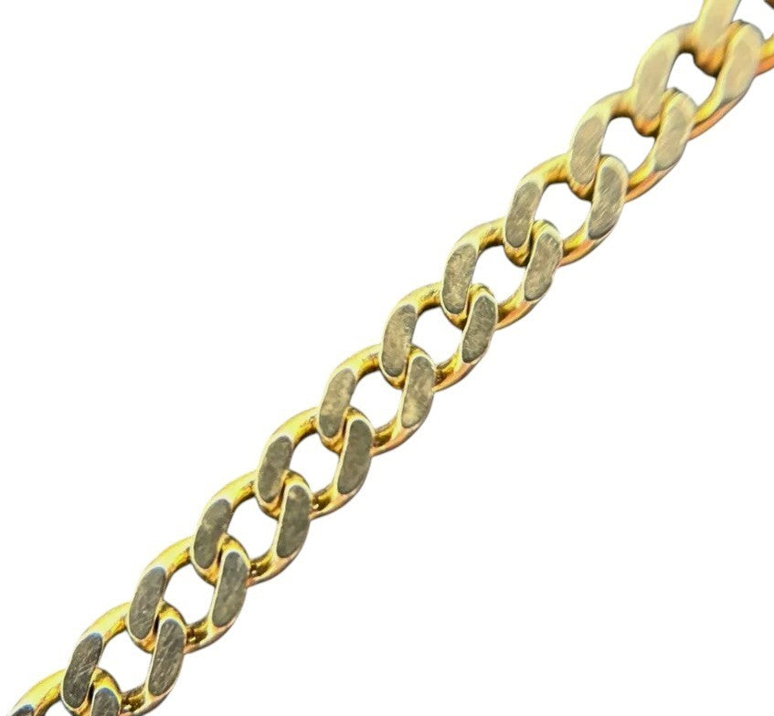 Panzerarmband Gelbgold Goldarmband 8K/333 19,5cm 3mm Massiv