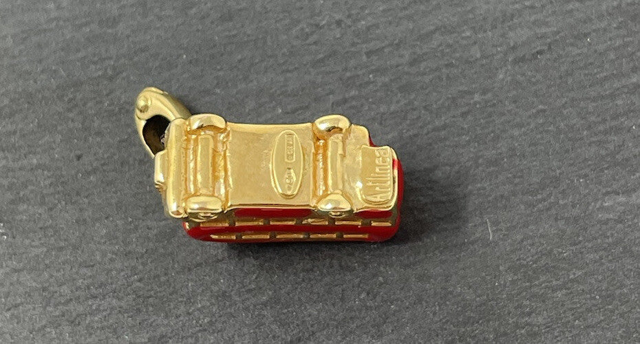Anhänger Gelbgold Italienisch 18K/750 Rot 