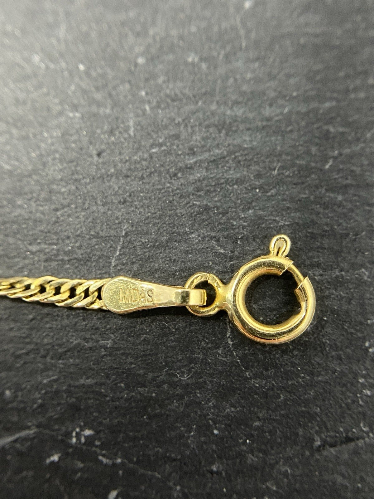 Feingliedrige, gedrehte Goldkette in Zopfmuster Panzerkette 42cm | 14K / 585