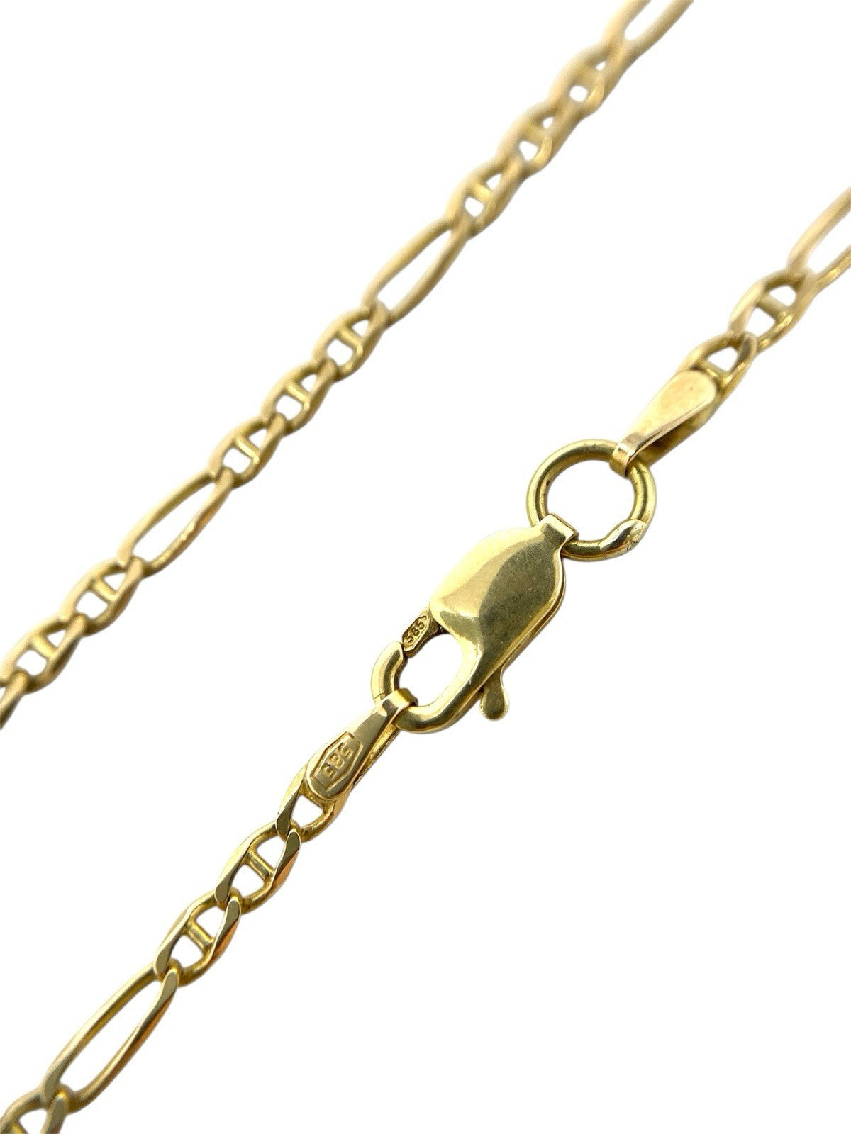 Figarokette Panzerkette Gelbgold 585 / 14 Karat 54cm