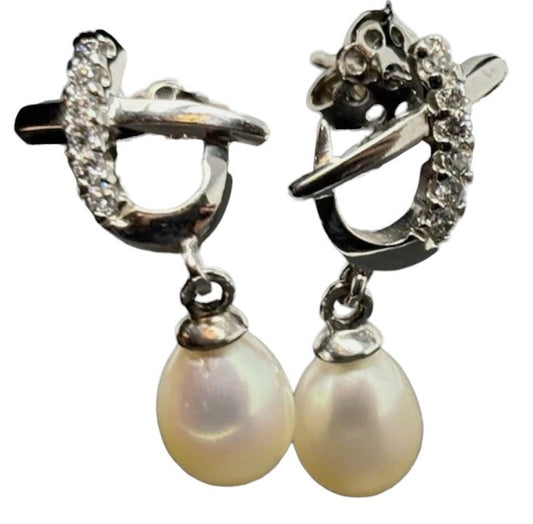 Ohrstecker Weißgold Südseeperlen 14K/585 