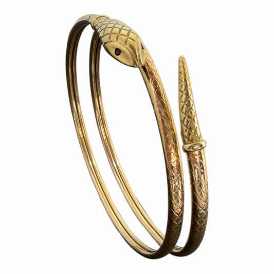 Goldarmreif Schlangenreif Damen beweglich/dehnbar 9K/375