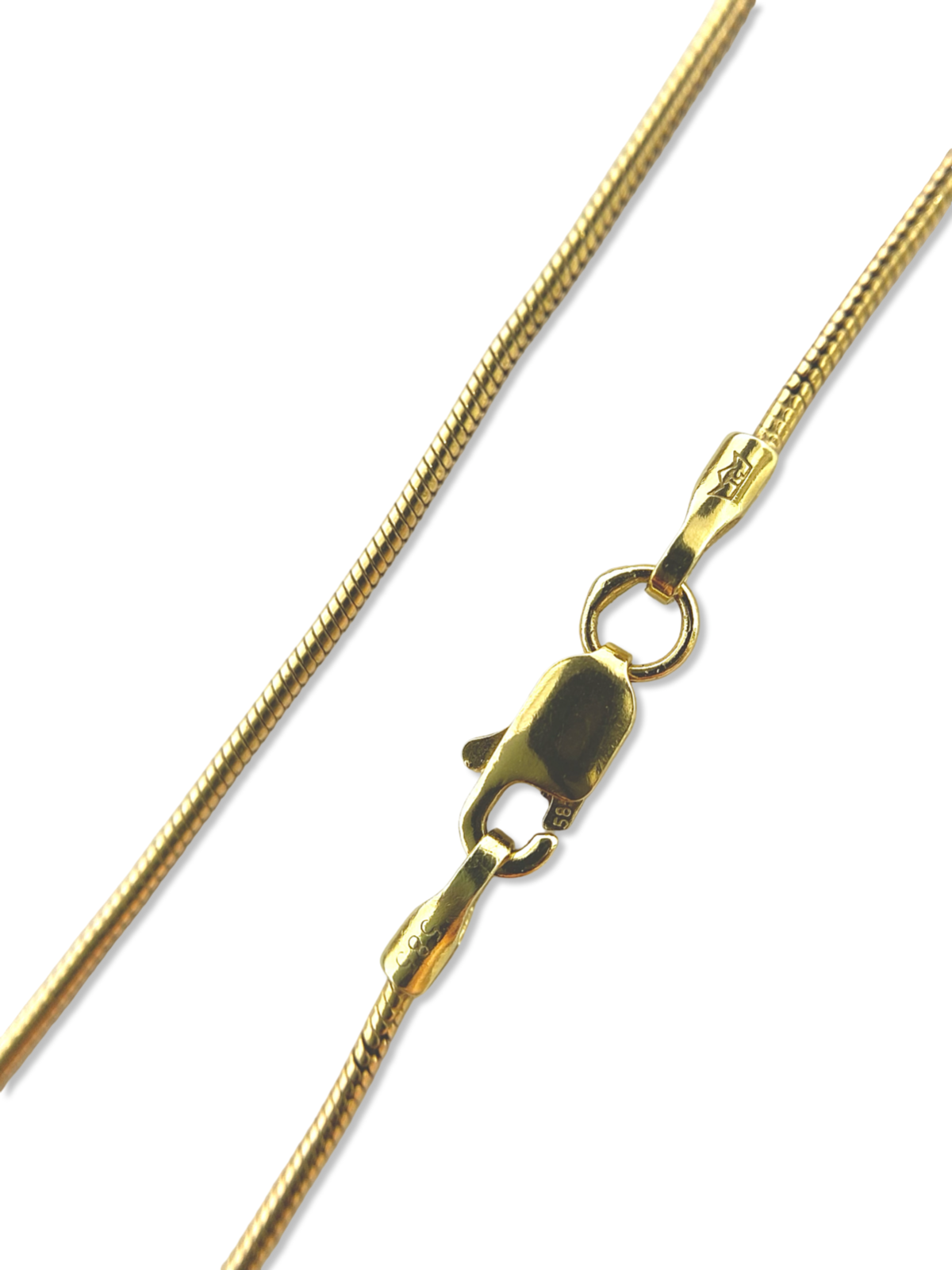 Schlangenkette 14 Karat / 585 Gelbgold 46cm