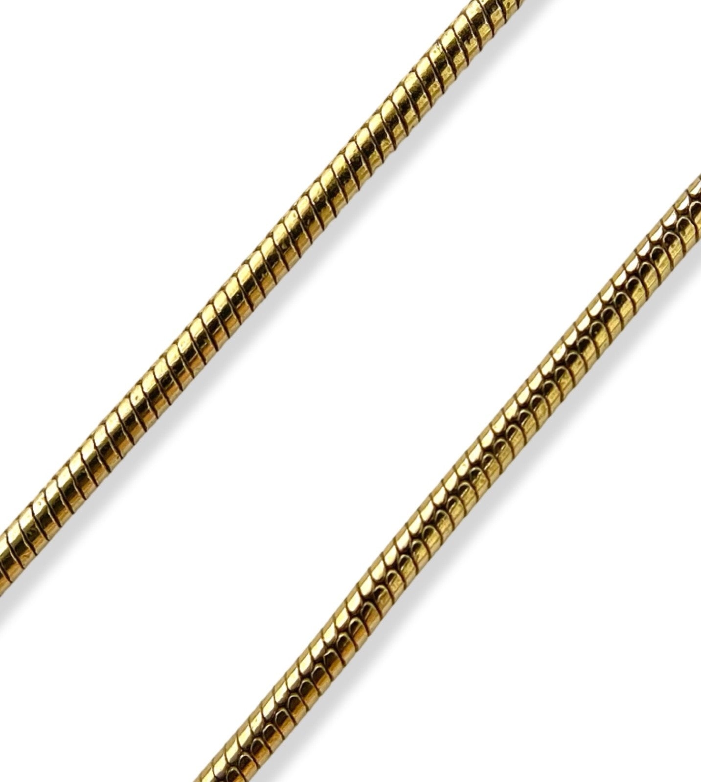 Schlangenkette 14 Karat / 585 Gelbgold 46cm