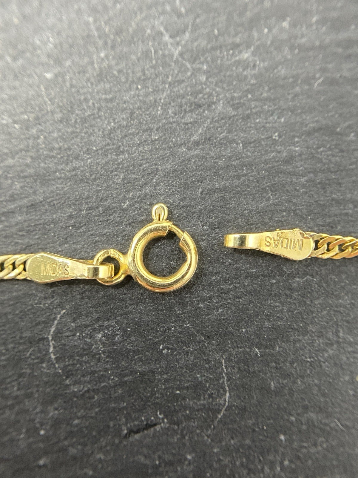 Feingliedrige, gedrehte Goldkette in Zopfmuster Panzerkette 42cm | 14K / 585