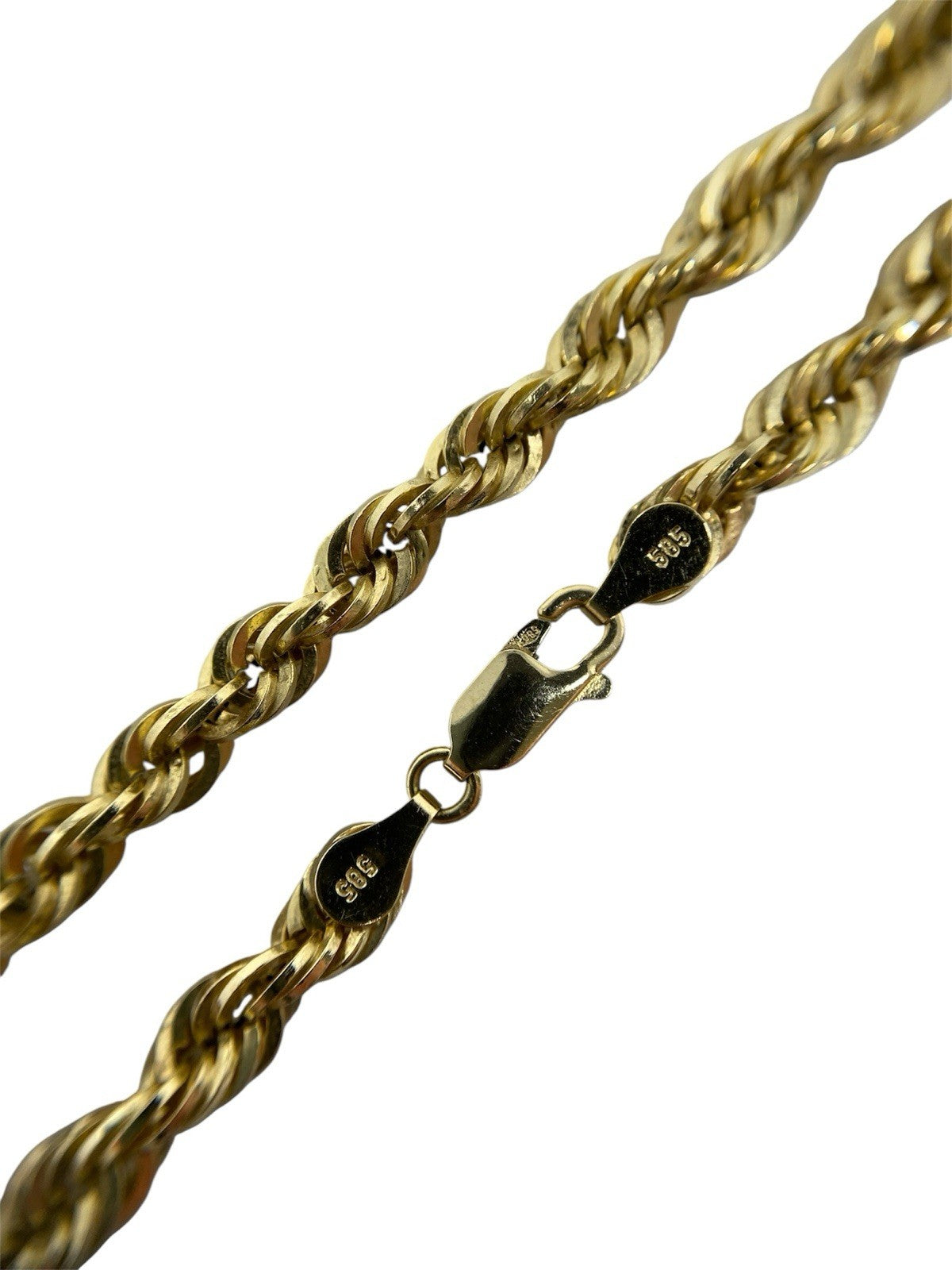 Goldkette Kordelkette 50cm 14K/585 4,8mm Gelbgold