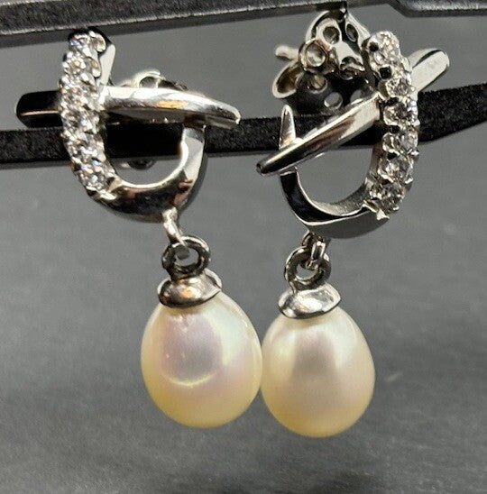 Ohrstecker Weißgold Südseeperlen 14K/585 