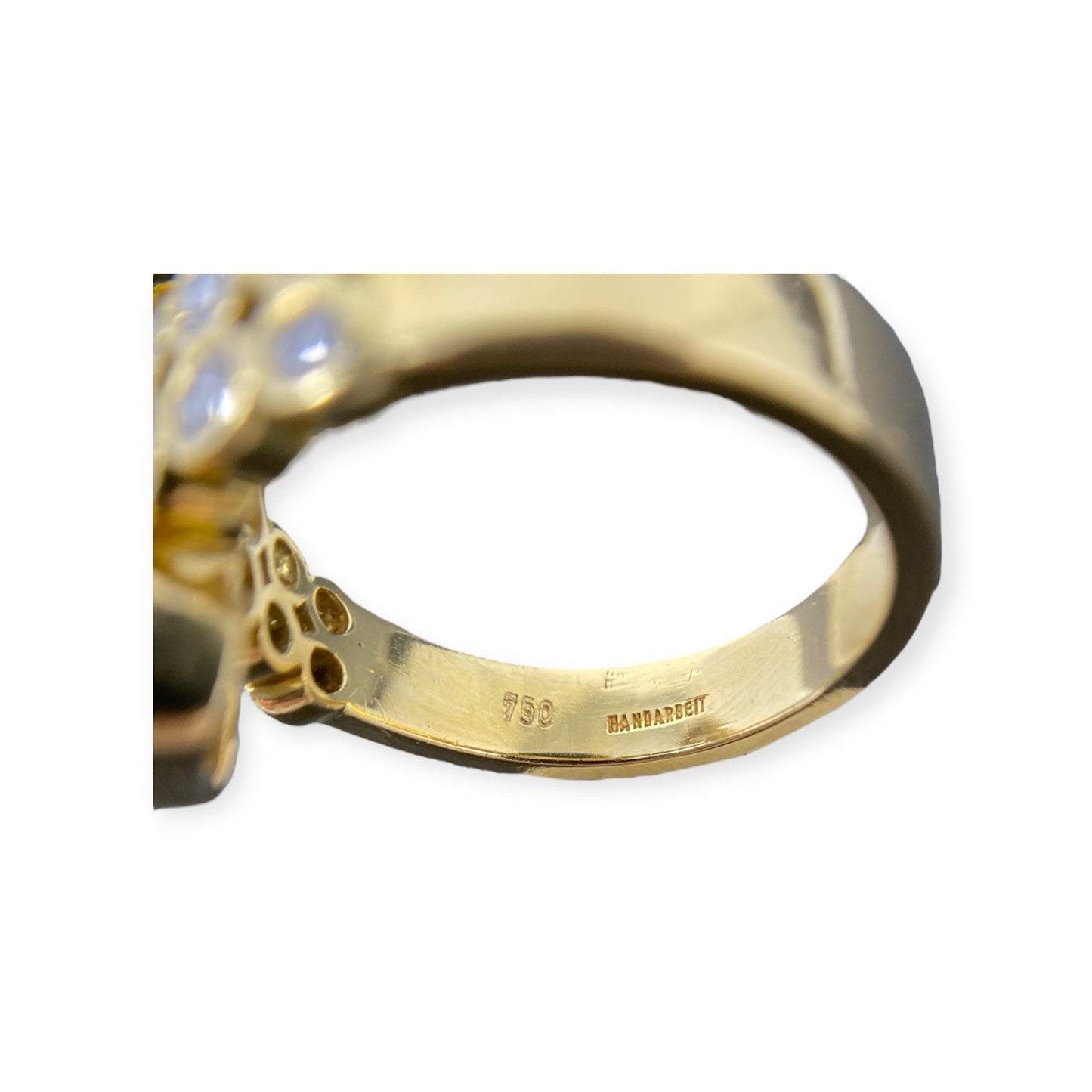 Diamant Ring Gelbgold 1ct Brillanten 18K/750 Gr. 56