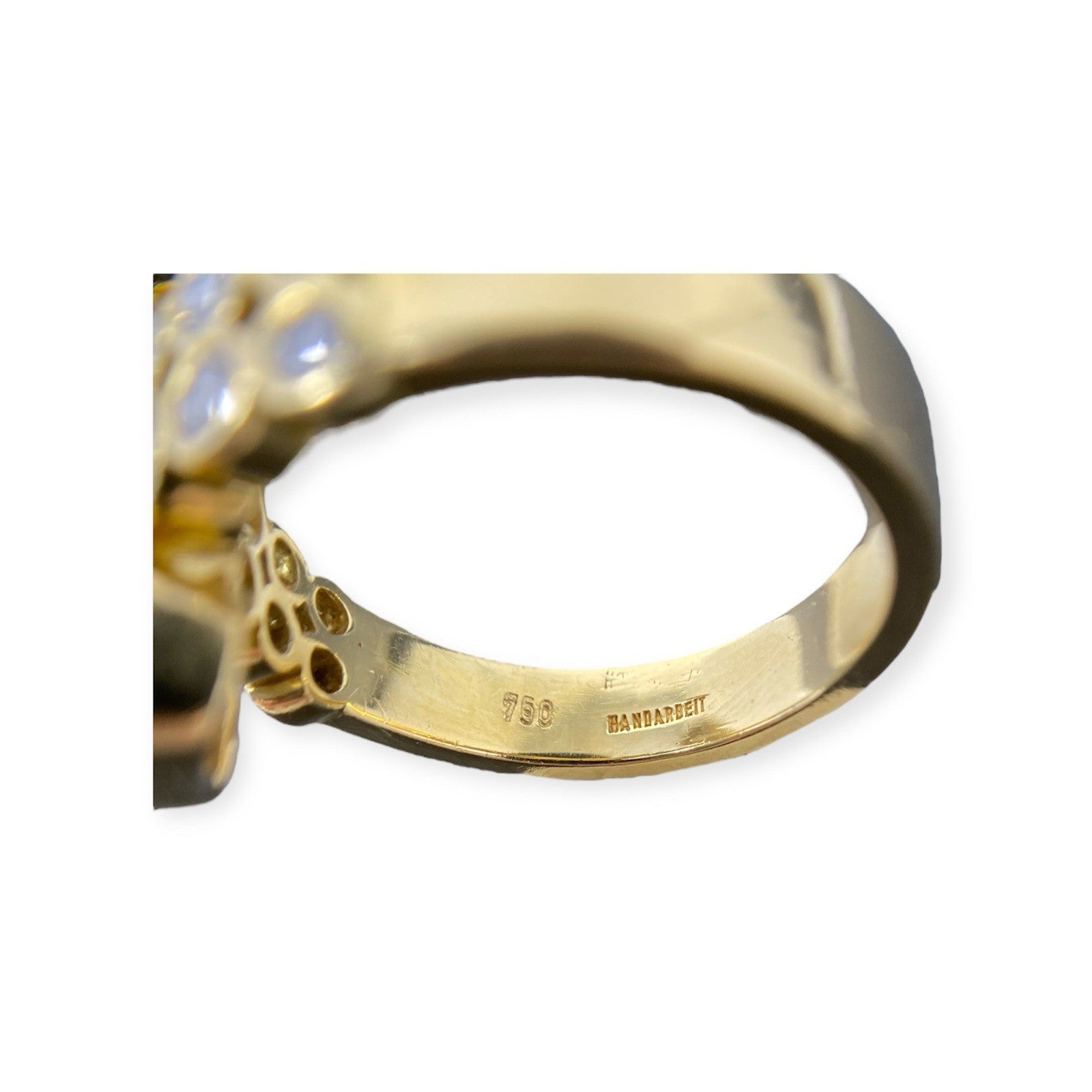 Diamant Ring Gelbgold 1ct Brillanten 18K/750 Gr. 56