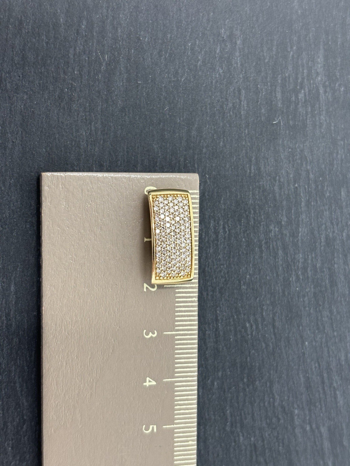 Goldanhänger Diamanten 100 Brillanten 14K/585 0,5ct 