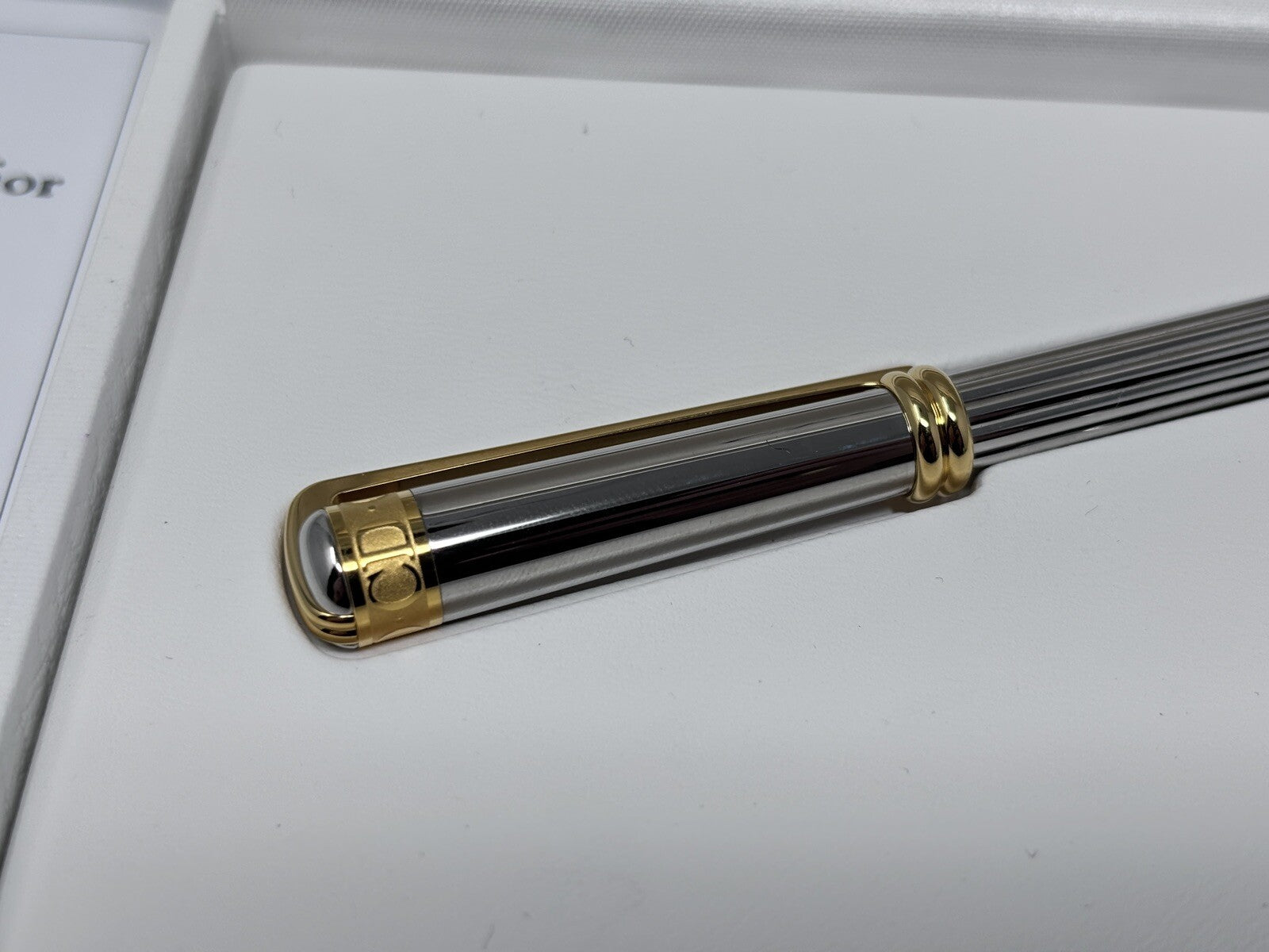 Dior Manschettenknöpfe und Kugelschreiber Full Set Vintage