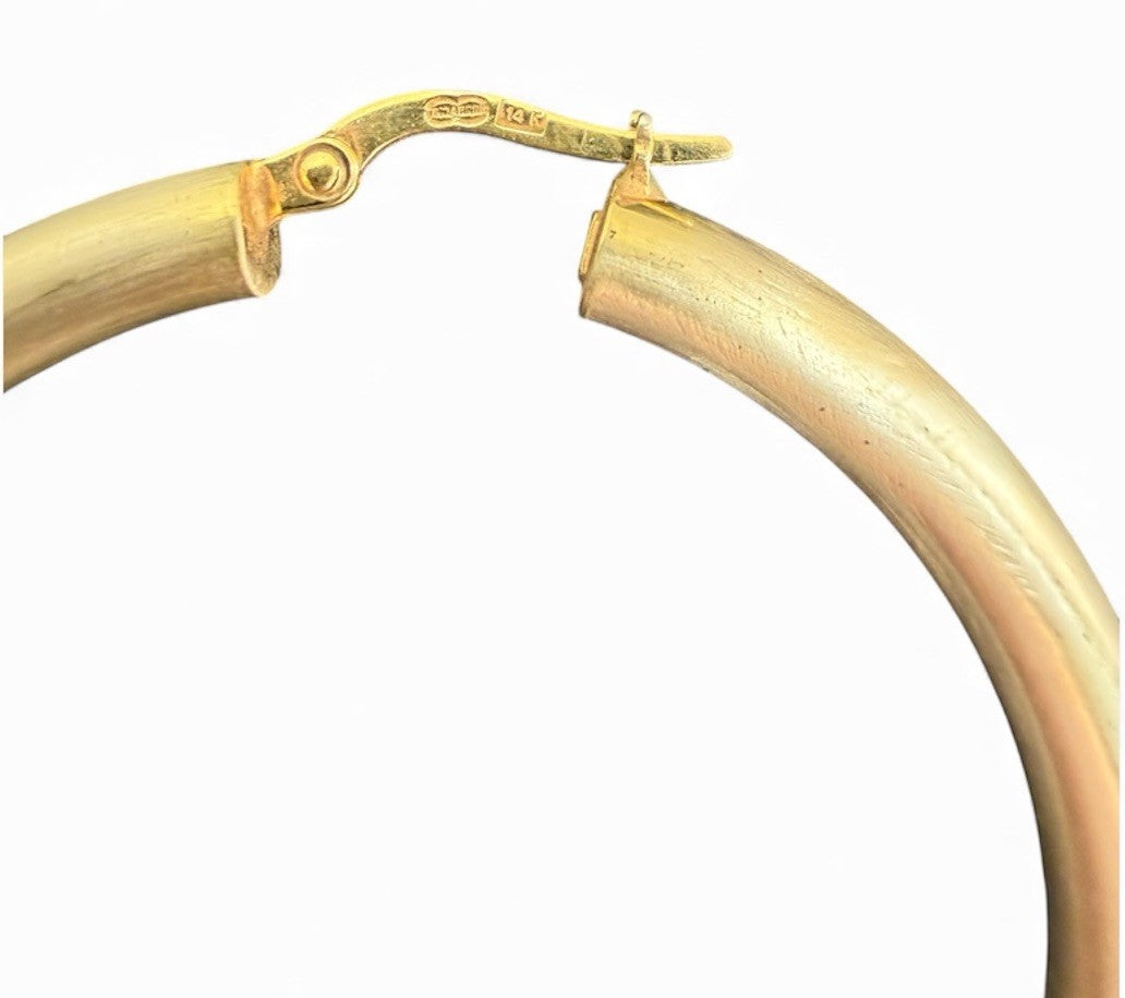 Gelbgold Creolen | 14K/585 ⌀4,9cm