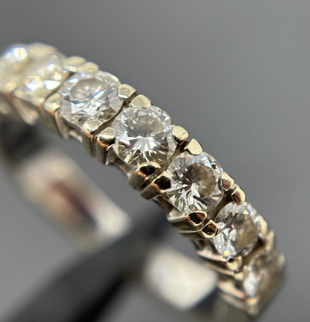 Brillantring Memory Goldring 1,0 Carat I/gW/LR Weißgold 14K/585 Gr.56