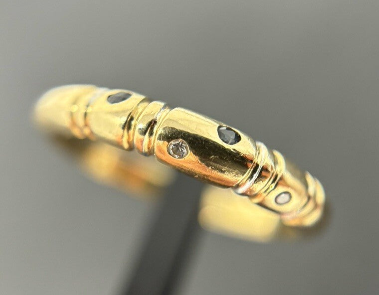 Goldring mit Brillanten 14K/585 Gr.55